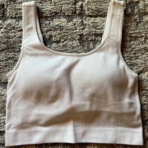 🪩Jockey Cropped Tank with built in Bra🪩